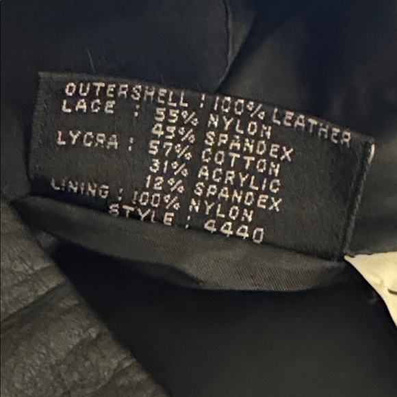 CHIA Leather & Lace Pencil Mini Skirt Black Size 8 6 Pencil Party Sexy Festival - Picture 6 of 6